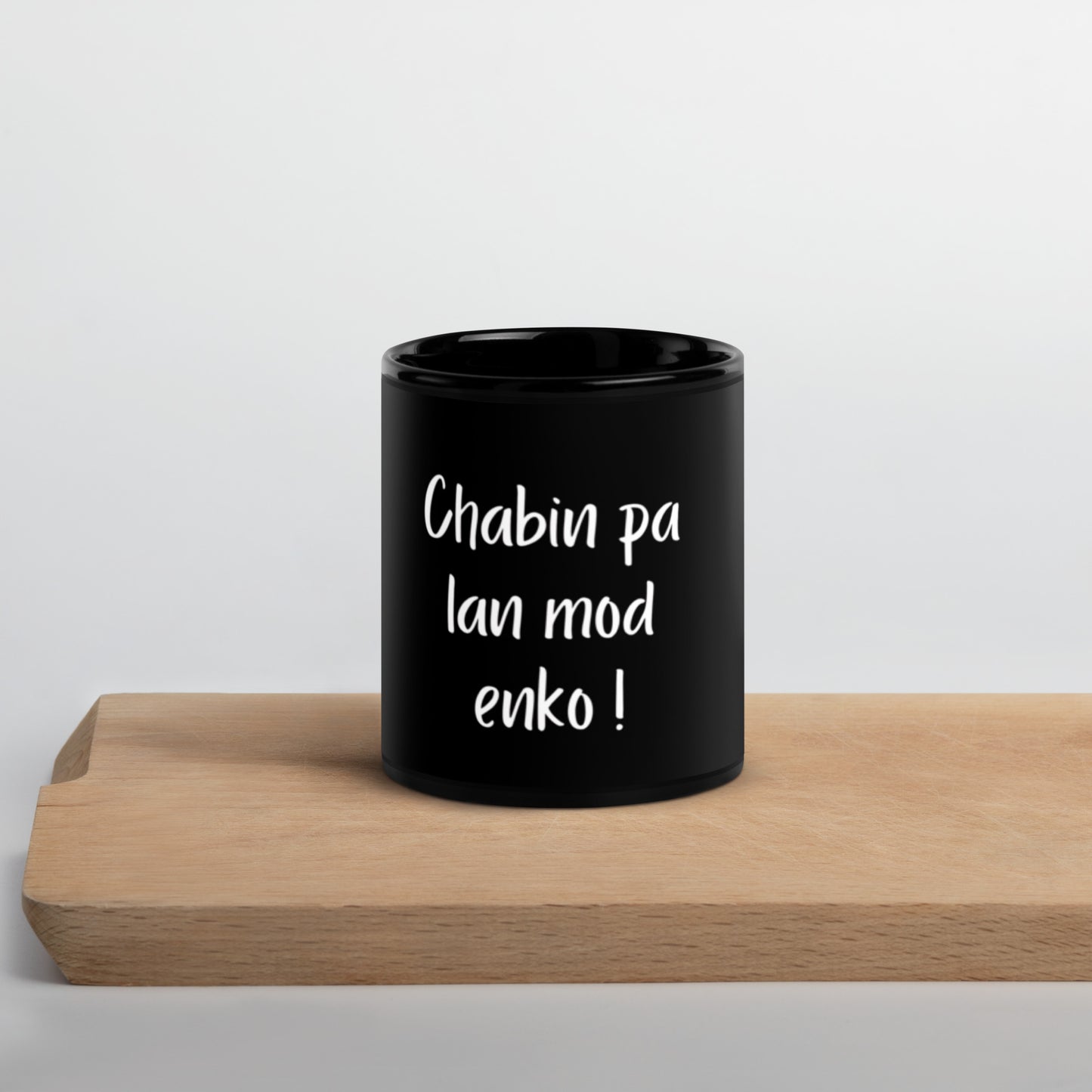 Mug noir - Chabin pa lan mod enko