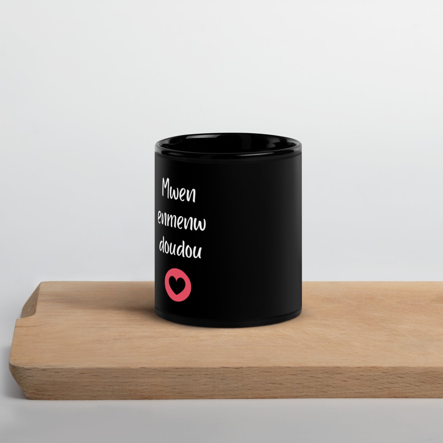 Mug noir - Mwen enmenw doudou