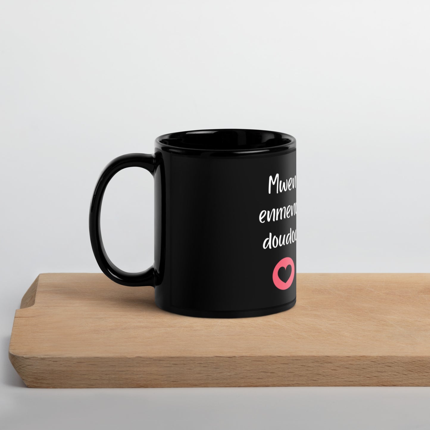 Mug noir - Mwen enmenw doudou