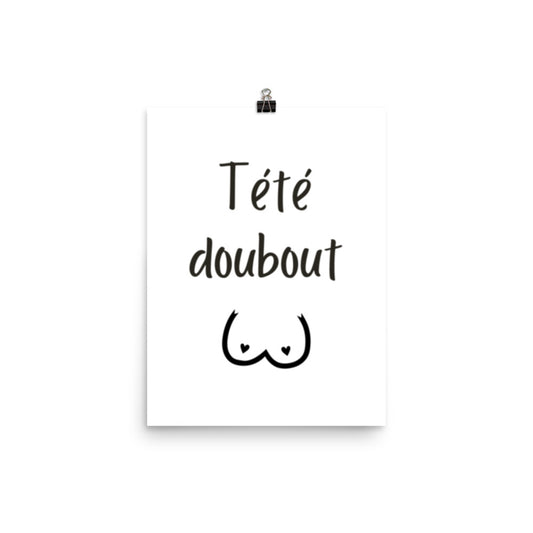 Affiche - Tété doubout