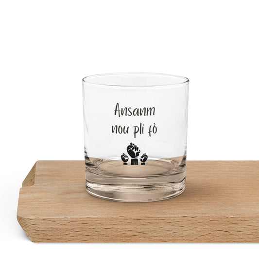 Verre à rhum - Ansanm nou pli fo