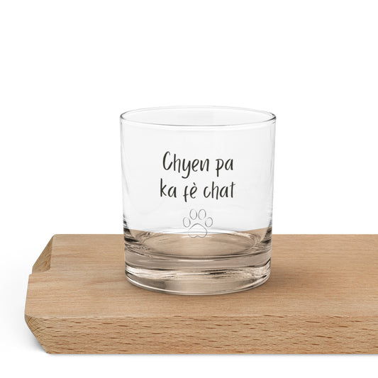 Verre à rhum - Chyen pa ka fè chat