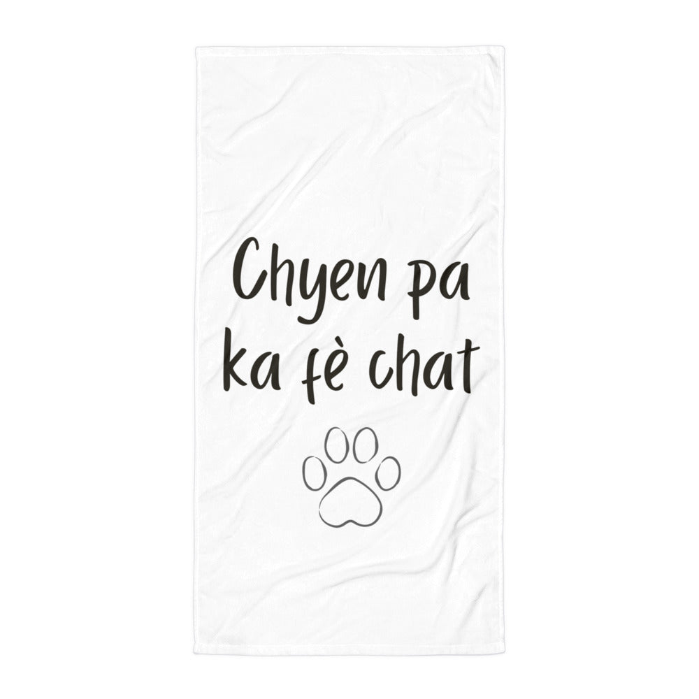 Serviette - Chyen pa ka fè chat